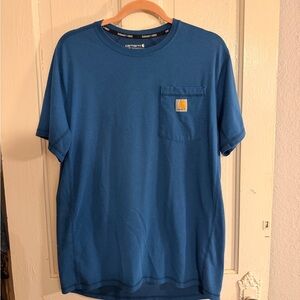 Carhartt Men's Classic Blue Tee with Pocket